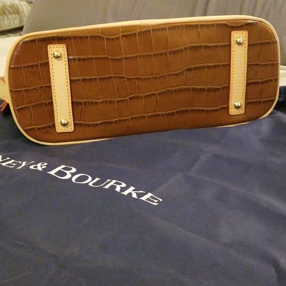 Dooney & Bourke Zip Zip Satchel in Cognac - Picture 6 of 8